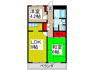 タナベハイツの物件間取画像